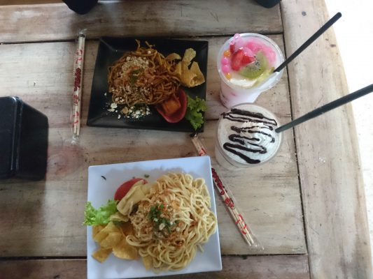 Tampilan kuliner yang nikmat sekaligus Instagramable. (Riska Suci Rahmawati)