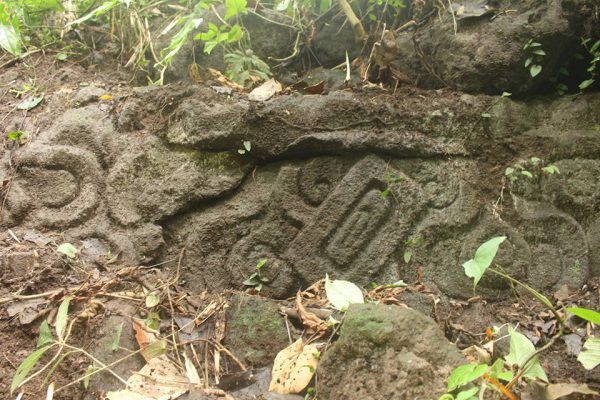 Relief unik di situs Ngawonggo.